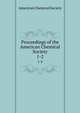 Proceedings of the American Chemical Society. 1-2, American Chemical Society 