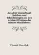 Aus dem Concertsaal: Kritiken und Schilderungen aus den letzten 20 Jahren des Wiener Musiklebens ., Eduard Hanslick 