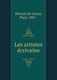 Les artistes ecrivains, Ratouis de Limay, Paul, 1881- 