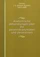 Anatomische abhandlungen uber die perennibranchiaten und derotremen, Fischer, J. G. (Johann Gustav), 1819-1889 