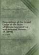 Proceedings of the Grand Lodge of the State of Illinois Ancient Free and Accepted Masons. 59 (1898), Freemasons. Grand Lodge of Illinois 