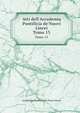 Atti dell'Accademia Pontificia de'Nuovi Lincei, Accademia Pontificia dei Nuovi Lincei 