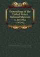 Proceedings of the United States National Museum. v. 80 1932, United States National Museum,Smithsonian Institution,United States. Dept. of the Interior 