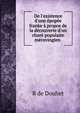 De l'existence d'une ?pop?e franke ? propos de la d?couverte d'un chant populaire m?rovingien ., R. de Douhet 