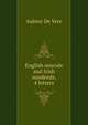 English misrule and Irish misdeeds, 4 letters, Aubrey de Vere 