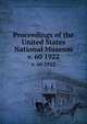 Proceedings of the United States National Museum. v. 60 1922, United States National Museum,Smithsonian Institution,United States. Dept. of the Interior 