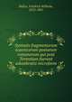 Syntaxis fragmentorum scaenicorum poetarum romanorum qui post Terentium fuerunt adumbratio microform, Holtze, Friedrich Wilhelm, 1813-1881 
