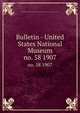Bulletin - United States National Museum. no. 58 1907, United States National Museum,Smithsonian Institution,United States. Dept. of the Interior 
