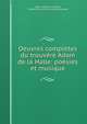 Oeuvres completes du trouvere Adam de la Halle: poesies et musique, Adam, Adam de La Halle, Charles Edmond Henri de Coussemaker 