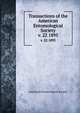 Transactions of the American Entomological Society. v. 22 1895, American Entomological Society 