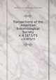 Transactions of the American Entomological Society. v. 4 1872/73, American Entomological Society 