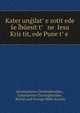 Kater un?ilat? e zotit ede se?lbuesit t? ne? Iesu Kris?tit, ede Pune?t? e ., K?nstantinos Christophorid?s , Constantine Christophorides , British and Foreign Bible Society 