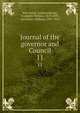Journal of the governor and Council. 11, New Jersey. Council,Ricord, Frederick William, 1819-1897, ed,Nelson, William, 1847-1914 