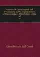 Reports of Cases Argued and Determined in the English Courts of Common Law: With Tables of the .. 63, Great Britain Bail Court 