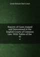 Reports of Cases Argued and Determined in the English Courts of Common Law: With Tables of the .. 41, Great Britain Bail Court 