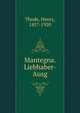 Mantegna. Liebhaber-Ausg., Thode, Henry, 1857-1920 