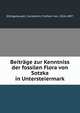 Beitrage zur Kenntniss der fossilen Flora von Sotzka in Untersteiermark, Ettingshausen, Constantin, Freiherr von, 1826-1897 