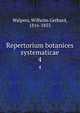 Repertorium botanices systematicae. 4, Walpers, Wilhelm Gerhard, 1816-1853 