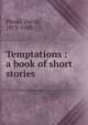 Temptations : a book of short stories, Pinski, David, 1872-1959 