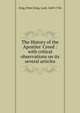 The History of the Apostles' Creed : with critical observations on its several articles, King, Peter King, Lord, 1669-1734 