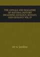 THE ANNALS AND MAGAZINE OF NATURAL HISTORY INCLUDING ZOOLOGY, BOTANY, AND GEOLOGY VOL IV, sir w jardine 