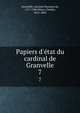 Papiers d'e?tat du cardinal de Granvelle, Granvelle, Antoine Perrenot de, 1517-1586,Weiss, Charles, 1812-1864 