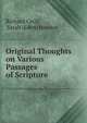 Original Thoughts on Various Passages of Scripture, Richard Cecil, Sarah (Eden) Hawkes 