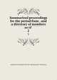 Summarized proceedings for the period from . and a directory of members as of .. 2, American Association for the Advancement of Science 