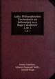 Lydia: Philosophisches Taschenbuch als Seitenstck zu a. Ruge`s"akademie". 2, pt. 1, Anton G?nther , Johann Emanuel Veith , Arnold Ruge 