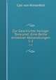 Zur Geschichte heiliger Tonkunst: Eine Reihe einzelner Abhandlungen. 1-2, Carl von Winterfeld 
