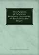 The Purpose of Existence, Popularly Considered, in Relation to the Origin ., National Art Library (Great Britain). Forster Collection 