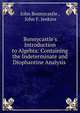 Bonnycastle's Introduction to Algebra: Containing the Indeterminate and Diophantine Analysis ., John Bonnycastle , John F. Jenkins 