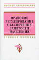 Правовое регулирование обеспечения занятости населения: Учебное пособие ., Сулейманова Галия Валиахметовна 
