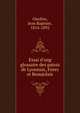 Essai d'ung glossaire des patois de Lyonnais, Forez et Beaujolais, Onofrio, Jean Baptiste, 1814-1892 