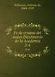 Fe de erratas del nuevo Diccionario de la Academia. 3-4, Valbuena, Antonio de, 1844-1929 