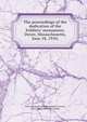 The proceedings of the dedication of the Soldiers' monument, Dover, Massachusetts, June 18, 1910;, Dover historical and natural history society, Dover, Mass. [from old catalog] 