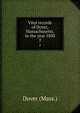 Vital records of Dover, Massachusetts, to the year 1850. 2, Dover (Mass.) 