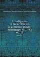 Investigation of concentration of economic power; monograph no. 1-43. no. 15, United States. Temporary National Economic Committee 