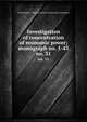 Investigation of concentration of economic power; monograph no. 1-43. no. 31, United States. Temporary National Economic Committee 