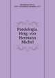 Paedologia. Hrsg. von Hermann Michel, Mosellanus, Petrus, 1493?-1524,Michel, Hermann, 1877- 