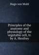 Principles of the anatomy and physiology of the vegetable cell, tr. by A. Henfrey, Hugo von Mohl 