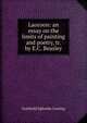 Laocoon: an essay on the limits of painting and poetry, tr. by E.C. Beasley, Gotthold Ephraim Lessing 