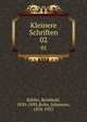 Kleinere Schriften. 02, K?hler, Reinhold, 1830-1892,Bolte, Johannes, 1858-1937 