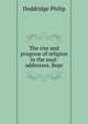 The rise and progress of religion in the soul: addresses. Repr, Doddridge Philip 