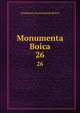Monumenta Boica. 26, Academia Scientiarum Boica 