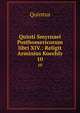 Quinti Smyrnaei Posthomericorum libri XIV.: Religit Arminius Koechly. 10, Quintus 