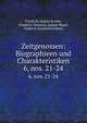 Zeitgenossen: Biographieen und Charakteristiken.. 6, nos. 21-24, Friedrich August Koethe, Friedrich Christian August Hasse , Feidrich Arnold Brockhaus 