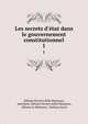 Les secrets d'?tat dans le gouvernement constitutionnel, Alfonso Ferrero della Marmora, marchese Alfonso Ferrero della Marmora, Alfonso la Marmora, Stefano Jacini 