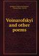 Voinarofskyi and other poems, Kondrati? Fedorovich Ryleev, Thomas Hart -Davies 