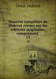 Oeuvres compltes de Diderot revues sur les ditions originales, comprenant .. 13, Denis Diderot 